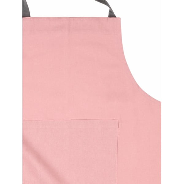Grembiule da cucina in cotone rosa chiaro - Tiseco Home Studio-image-2