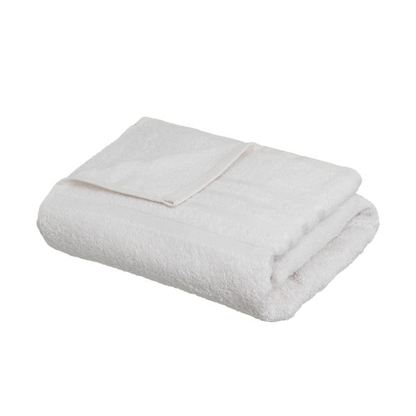 Asciugamano tipo terry bianco in cotone 100x150 cm Simple – Casa Selección