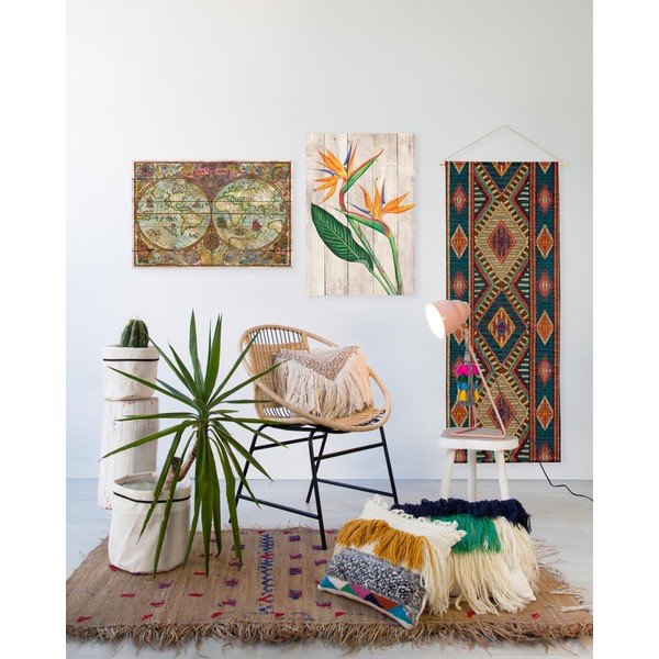 Arazzo 40x155 cm Embroidery Ikat - Surdic-image-1