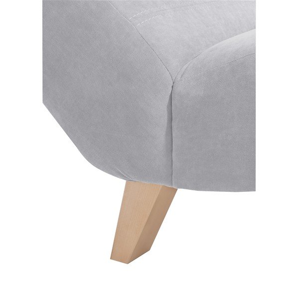 Sedia lounge grigio chiaro Norris Velor - Max Winzer-image-4