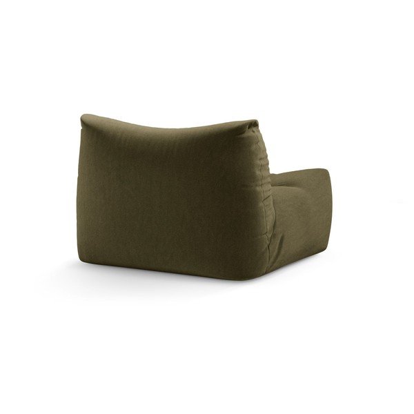 Cuscino da seduta color kaki con rivestimento in velluto Tove – Micadoni -image-3