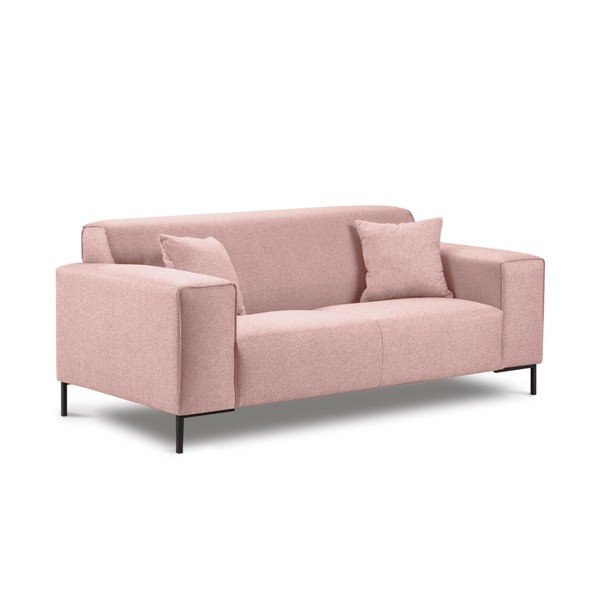 Růžová pohovka Cosmopolitan Design Seville, 194 cm-image-2