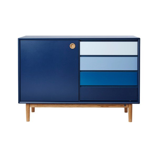Cassettiera blu scuro , 114 x 80 cm Color Box - Tom Tailor