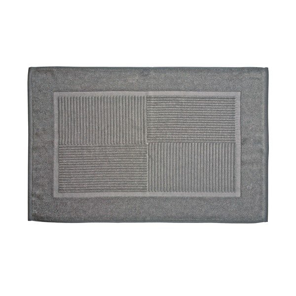 Koupelnová předložka, 80x50 cm, šedá