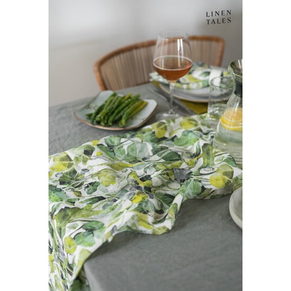 Runner da tavola in lino 40x200 cm Lotus - Linen Tales-image-2