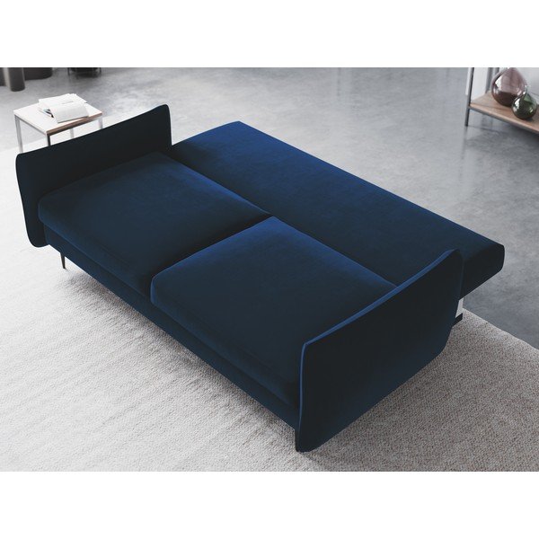 Divano letto blu scuro con contenitore Vermont - Cosmopolitan Design-image-3