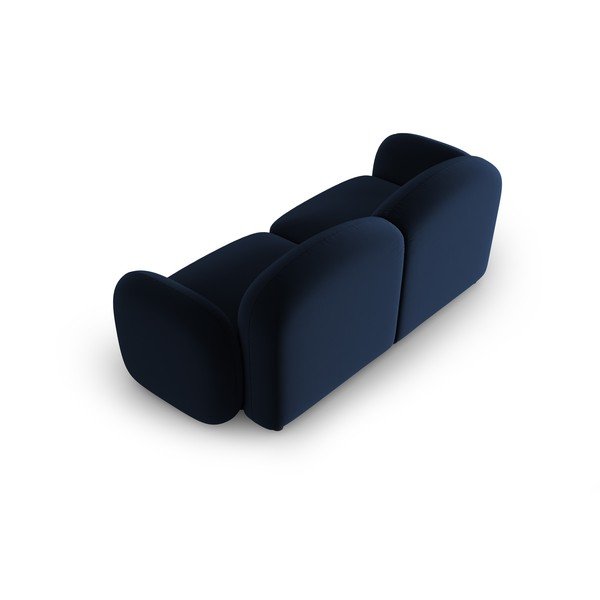 Divano in velluto blu 194 cm Blair - Micadoni Home-image-4