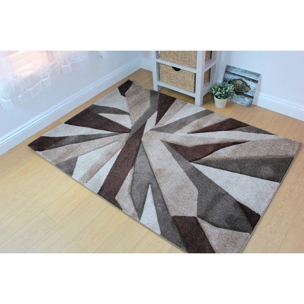 Béžovohnědý koberec Flair Rugs Shatter Beige Brown, 80 x 150 cm-image-1