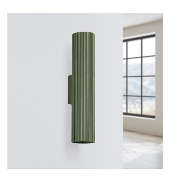 Lampada da parete verde Gleam – Sollux-image-2