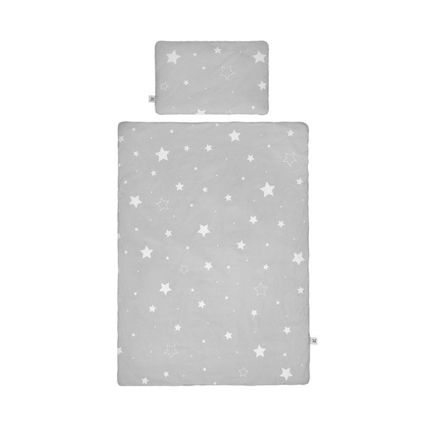 Set di coperte e cuscini in cotone per neonati Shining Star, 140 x 200 cm - BELLAMY-image-1