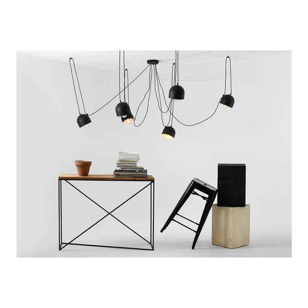 Lampada a sospensione nera per 6 lampadine Popo - CustomForm-image-4