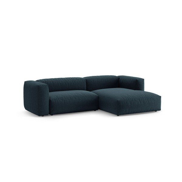 Divano angolare componibile blu scuro allungabile (con penisola a destra/con chaise lounge) – Micadoni -image-4