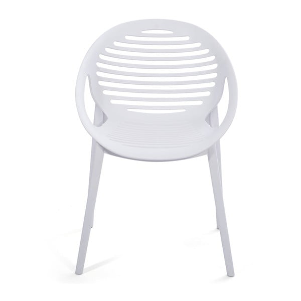 Set di 4 sedie da pranzo bianche Jaanna e tavolo naturale Marienlist - Bonami Essentials-image-4