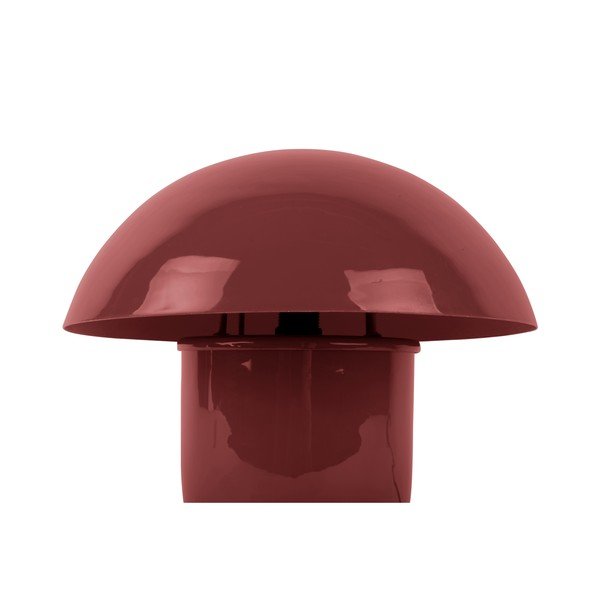 Lampada da tavolo burgundy in metallo (altezza totale 25 cm) Fat Mushroom – Leitmotiv-image-3