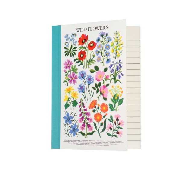 Quaderno 60 pagine formato A6 Wild Flowers - Rex London-image-1