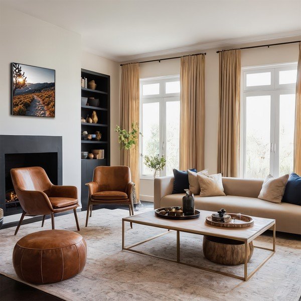 Quadro 50x50 cm Mountain Path  -image-1