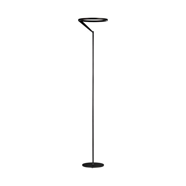 Lampada da terra LED nera opaca in alluminio con intensità regolabile (altezza totale 168 cm) Tilia – Nova Luce