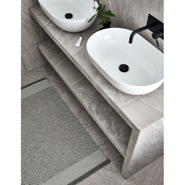 Tappeto da interno/esterno grigio 85x160 cm Edit Warm Grey – Pappelina-image-1