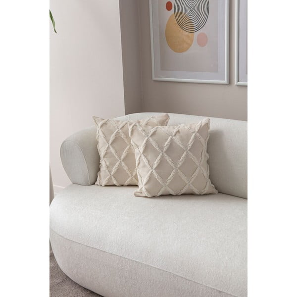 Federe decorative in set 2 pz 43x43 cm Tuffet – Mioli Decor-image-1