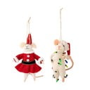 Decorazioni per albero di natale in set in lana 2 pz 13 cm Peo – Bloomingville