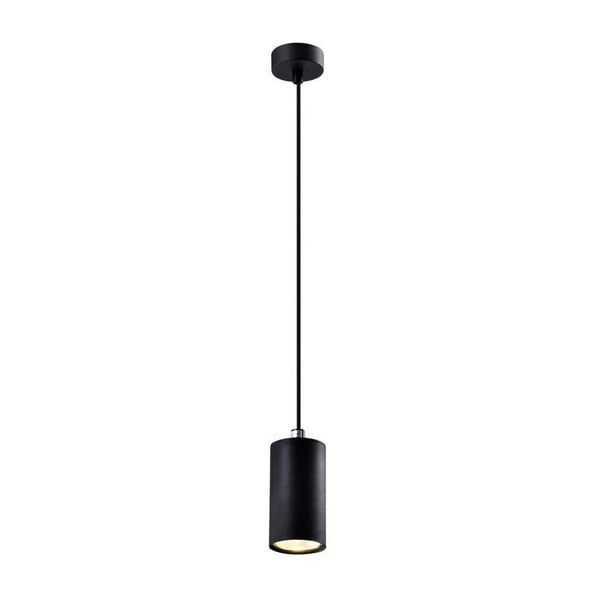 Lampada a sospensione nera con paralume in metallo ø 7 cm Tubo - Candellux Lighting