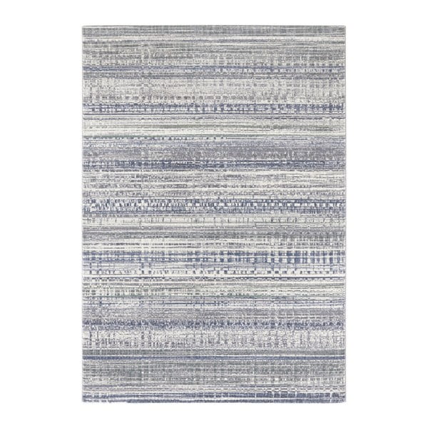Šedo-modrý koberec Elle Decoration Arty Cachan, 120 x 170 cm