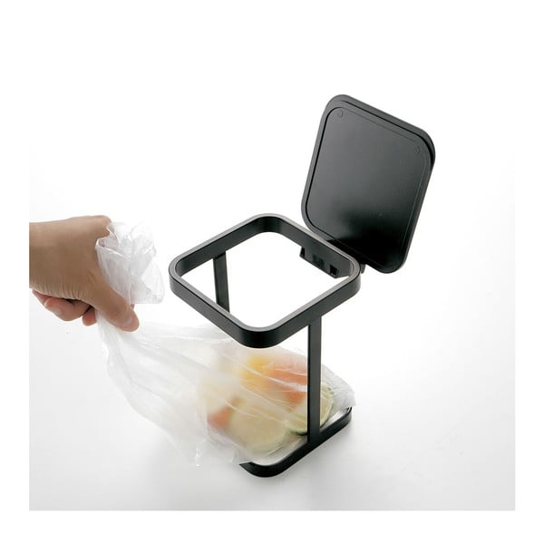Supporto nero per borse Tower - YAMAZAKI-image-1