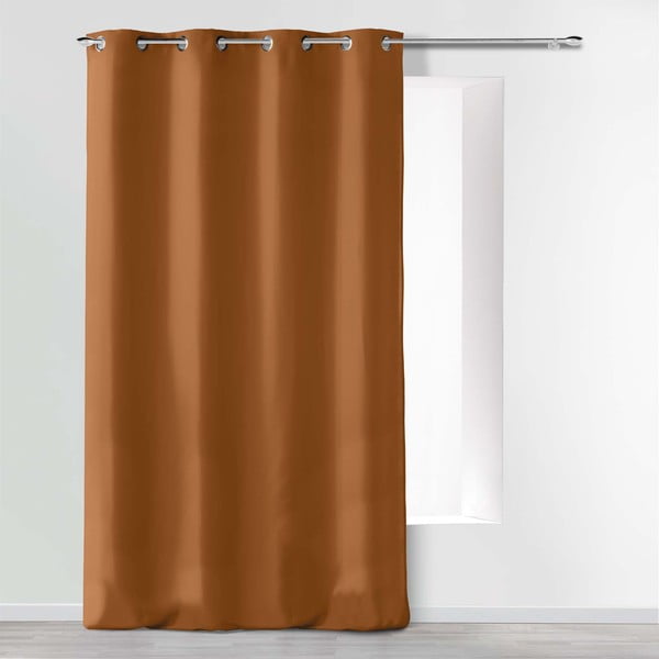 Tenda marrone in microfibra 140x260 cm Absolu – douceur d'intérieur