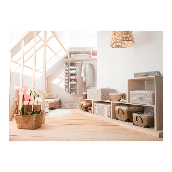 Organizzatore da appendere beige con 9 scomparti, larghezza 15 cm Madison - Compactor-image-3