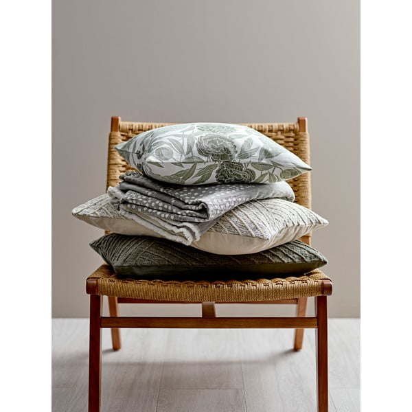 Cuscino in cotone beige Amanda, 40 x 60 cm Diagonal - Södahl-image-2