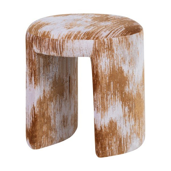 Sgabello marrone imbottito Charlie – WOOOD-image-2