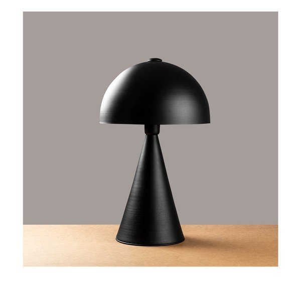 Lampada da tavolo nera con paralume in metallo (altezza totale 52 cm) Dodo – Opviq lights-image-2