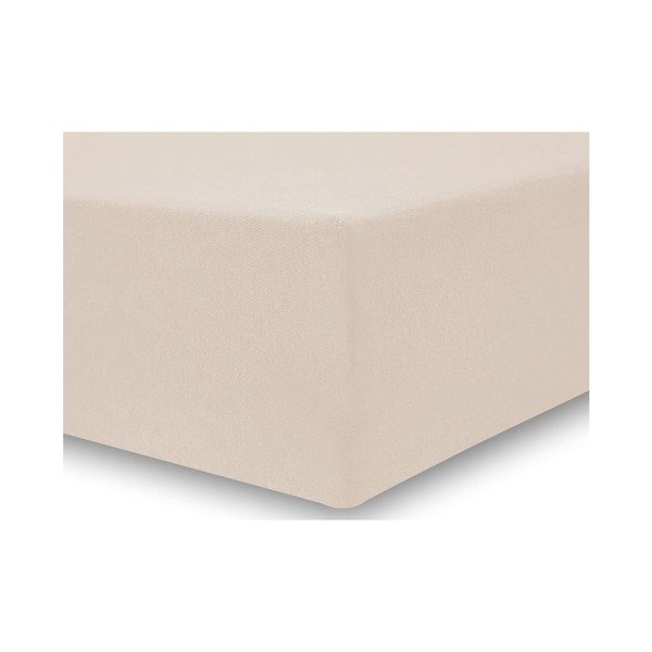 Lenzuolo elastico beige, 180/200 x 200 cm Nephrite - DecoKing-image-1