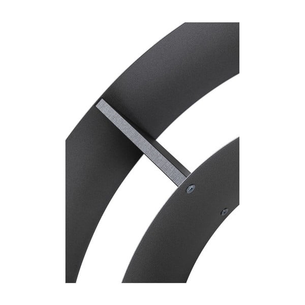 Libreria a parete nera Snail Fur - Kare Design-image-3