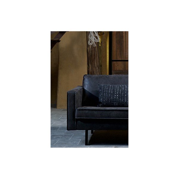 Divano angolare grigio (con penisola a destra/con chaise lounge) con rivestimento in finta pelle Rodeo – WOOOD-image-3