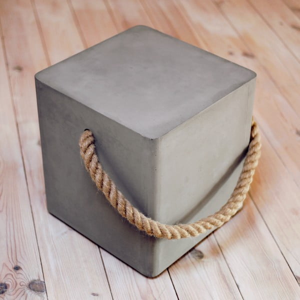 Sgabello in cemento su ruote Edge - Lyon Béton-image-1