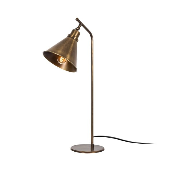 Lampada da tavolo in bronzo con paralume in metallo (altezza 50 cm) Sivani - Opviq lights