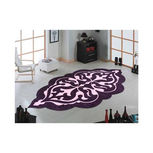 Tappeto durevole Kalissa Siyah, 80 x 120 cm - Vitaus