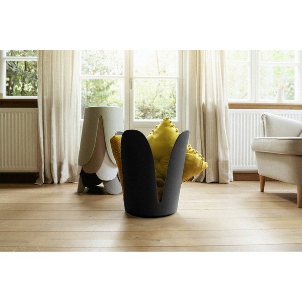 Sgabello in plastica nera Comiso - Wenko-image-4