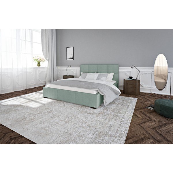 Letto matrimoniale azzurro con griglia e contenitore , 180 x 200 cm Fascination - Guy Laroche Home-image-4