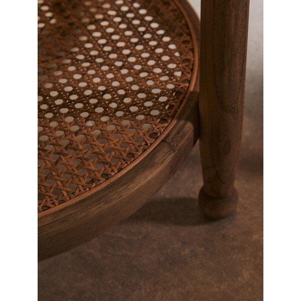Tavolino rotondo con piano in vetro ø 57 cm Cebu – Premier Housewares-image-3