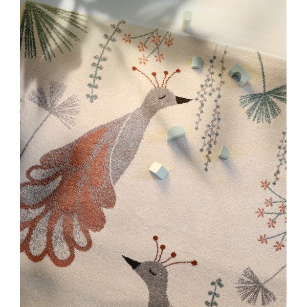 Tappeto per bambini beige 170x120 cm Senka - Nattiot-image-1