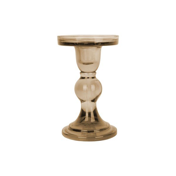 Portacandele in vetro marrone chiaro Art Glass Art - PT LIVING-image-4