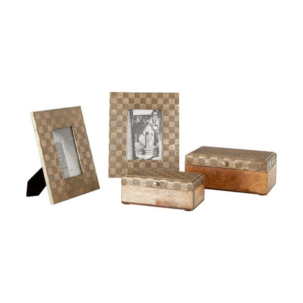 Cornice in legno color oro 23x28 cm Bowerbird - Premier Housewares-image-3