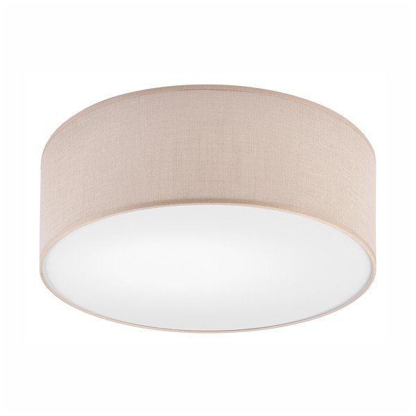 Lampada da soffitto beige con paralume in tessuto ø 35 cm Vivian - LAMKUR