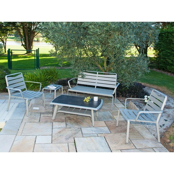 Tavolo da giardino in alluminio 60x96 cm Spring - Ezeis-image-3
