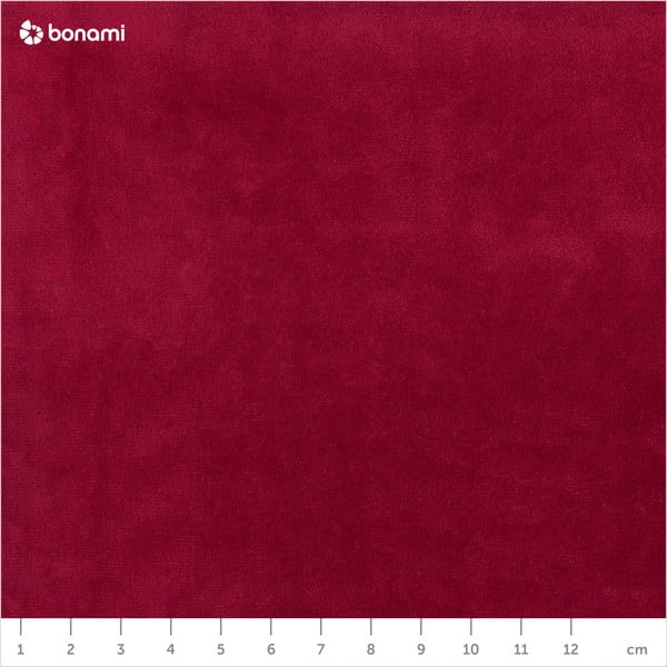 Divano rosso con rivestimento in velluto, 160 cm Florence - Cosmopolitan Design-image-1