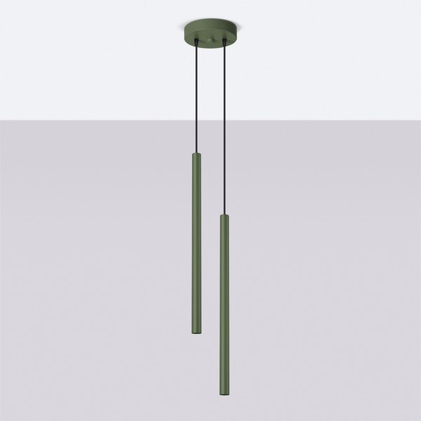 Lampadario verde ø 15 cm Fideus – Sollux-image-3