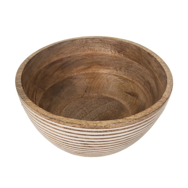 Ciotola in legno di colore naturale ø 24 cm Mango - Orion-image-2