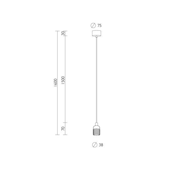 Cavo di alimentazione 160 cm - Sotto Luce-image-1